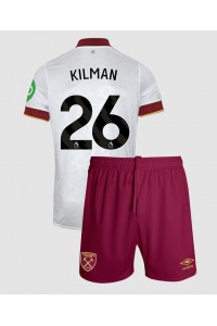 West Ham United Max Kilman #26 Babytruitje 3e tenue Kind 2024-25 Korte Mouw (+ Korte broeken)